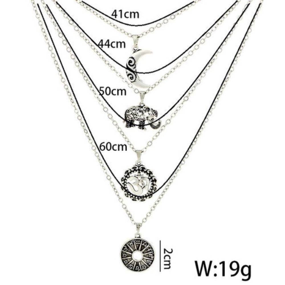 Boho Layered Necklace - Picture 5 of 5